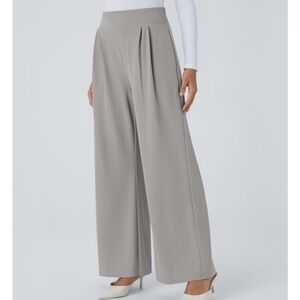 Halara Flex™ High Waisted Wide Waistband Pocket Wide Leg. Tall length *